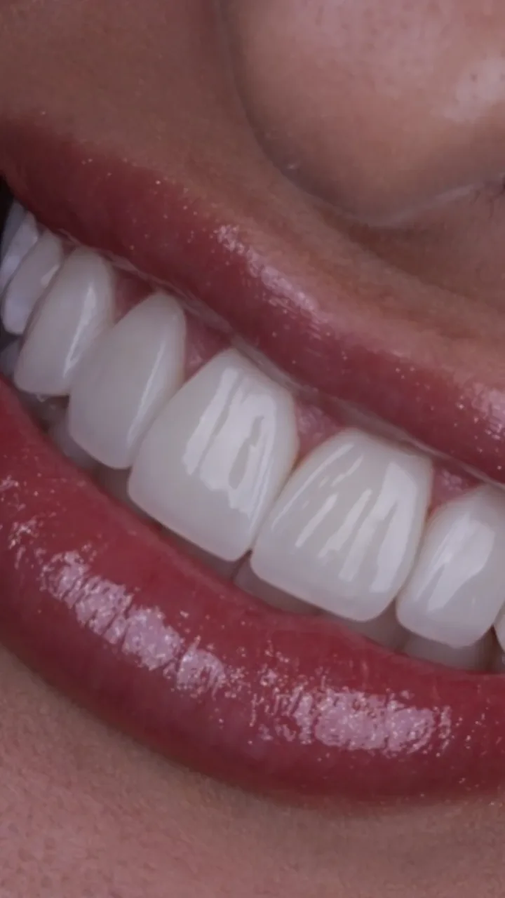 Sorriso com facetas em resina — caso 2